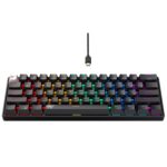 Havit Gamenote KB903L 60% Mechanical Gaming Keyboard – 61 Keys, Red Switch, RGB Backlit, Anti-Ghosting, Wired - Image 2