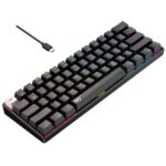 Havit Gamenote KB903L 60% Mechanical Gaming Keyboard – 61 Keys, Red Switch, RGB Backlit, Anti-Ghosting, Wired - Image 3