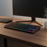 Havit KB892L 87 Keys Blue Switch RGB Backlit USB Wired Mechanical Gaming Keyboard - Image 4