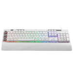 Redragon K512W SHIVA RGB Backlit Membrane Gaming Keyboard (White) - Image 2