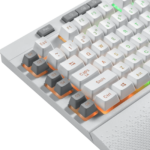 Redragon K512W SHIVA RGB Backlit Membrane Gaming Keyboard (White) - Image 3