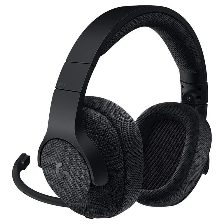 Logitech G433 7.1 Surround Sound Gaming Headset in black Logitech G433 7.1 Surround Sound Gaming Headset - Image 1