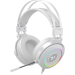 Redragon H320W LAMIA 2 RGB 7.1 Gaming Headset with Noise-Cancellation (White) - Image 2
