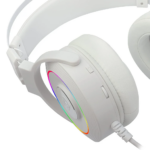 Redragon H320W LAMIA 2 RGB 7.1 Gaming Headset with Noise-Cancellation (White) - Image 5