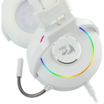 Redragon H320W LAMIA 2 RGB 7.1 Gaming Headset with Noise-Cancellation (White) - Image 6