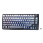 RK ROYAL KLUDGE RK M75 Mechanical Keyboard Wired with Volume Knob, 75% Custom Gaming Keyboard Gasket