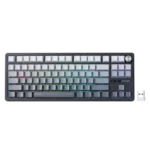 RK ROYAL KLUDGE R87 Pro Wireless Mechanical Keyboard, 75 Percent Bluetooth/2.4G/Wired RGB Gaming Keyboard, Gasket Hot Swappable Keyboards with Knob - Image 3