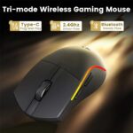 Redragon M816 PRO DEICIDE Tri-Mode 26K DPI RGB Gaming Mouse - Image 2