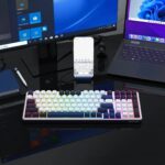 Redragon K744 PRO FAYE Wireless Gasket Design Keyboard with Mambo Switches (White & Black) - Image 7