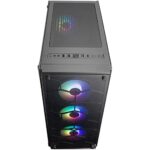 Redragon GC-606 Wheel Jack RGB Gaming PC Case Black - Image 3