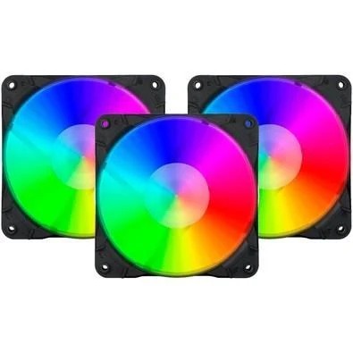 Redragon GC-F007 Computer Case 120mm PC Cooling Fan Redragon GC-F007 Computer Case 120mm PC Cooling Fan (Pack of 3) - Image 1
