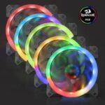 Redragon GC-F008 Computer Case 120mm PC Cooling Fan (Pack of 3) - Image 2