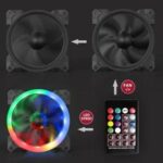 Redragon GC-F008 Computer Case 120mm PC Cooling Fan (Pack of 3) - Image 4