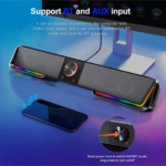 Redragon GS570 DARKNETS RGB Bluetooth Soundbar (Black) - Image 6