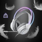 Redragon H231W SCREAM Wired Gaming Headset (White) - Image 8