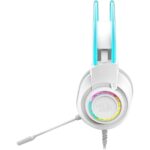 Redragon H231W SCREAM Wired Gaming Headset (White) - Image 2