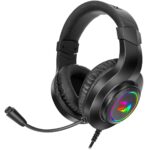 Redragon H260 HYLAS RGB Black Gaming Headphone - Image 2