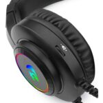Redragon H260 HYLAS RGB Black Gaming Headphone - Image 5