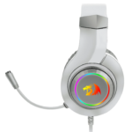 Redragon H260W HYLAS RGB Gaming Headset (White) - Image 3