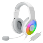 Redragon H350W PANDORA RGB USB Gaming Headset (White) - Image 2