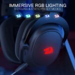 Redragon H510 ZEUS PRO Mode RGB Wireless Gaming Headset (Black) - Image 8