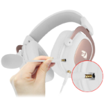 Redragon H510W ZEUS 2 Wired Gaming Headset - 7.1 Surround Sound (White) - Image 11