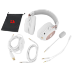 Redragon H510W ZEUS 2 Wired Gaming Headset - 7.1 Surround Sound (White) - Image 12