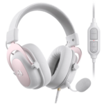 Redragon H510W ZEUS 2 Wired Gaming Headset - 7.1 Surround Sound (White) - Image 2