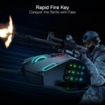 Redragon M908 IMPACT MMO Gaming Mouse, 12400 DPI (Black) - Image 13