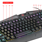 Redragon K503 HARPE PRO RGB Backlit Gaming Keyboard (Black) - Image 4
