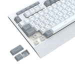 Redragon K525 SHIVA Lite Membrane Gaming Keyboard with Detachable Wrist Rest (White & Grey) - Image 3