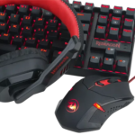 Redragon K552-BB Keyboard, M601 Mouse, P001 Mousepad and H120 Headset Combo Set (4 in 1) - Image 2