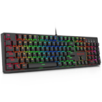 Redragon K582 SURARA RGB LED Backlit Mechanical Gaming Keyboard (Black)