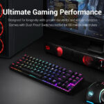 Redragon K599 KRS DEIMOS RGB Wireless Mechanical Gaming Keyboard with Red Switches (Black) - Image 7
