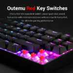 Redragon K599 KRS DEIMOS RGB Wireless Mechanical Gaming Keyboard with Red Switches (Black) - Image 3