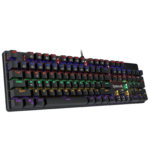Redragon K608 VAIHEIM Rainbow Mechanical Gaming Keyboard, 104 Keys NKRO Tactile Blue Switches - Image 2