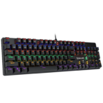 Redragon K608 VAIHEIM Rainbow Mechanical Gaming Keyboard, 104 Keys NKRO Tactile Blue Switches - Image 3