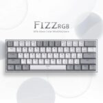 Redragon FIZZ K617 60% RGB Mechanical Keyboard with Red Switches (White & Gray) - Image 5