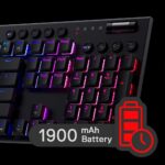 Redragon K618 HORUS PRO Wireless RGB Mechanical Keyboard (Black) - Image 4