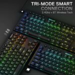 Redragon K621 HORUS TKL RGB Wireless Mechanical Gaming Keyboard (Black) - Image 6