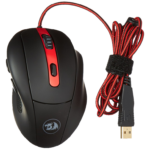 Redragon M605 SMILODON Optical USB Wired Gaming Mouse, 2000 DPI (Black) - Image 4