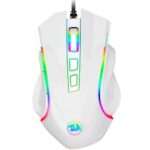 Redragon M607W GRIFFIN RGB Gaming Mouse, 7200 DPI (White)