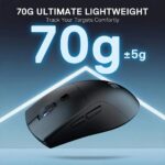 Redragon M618 AZZMACH Lite 70g Lightweight 10K DPI Wireless Gaming Mouse - Image 4