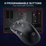 Redragon M618 AZZMACH Lite 70g Lightweight 10K DPI Wireless Gaming Mouse - Image 6