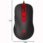 Redragon M703 GERBERUS Wired Gaming Mouse, 7200 DPI (Black) - Image 6