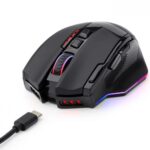 Redragon M801-P SNIPER PRO Dual Mode Wireless / Wired RGB Gaming Mouse (Black) - Image 4
