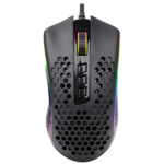 Redragon M808 STORM LUNAR Lightweight RGB Gaming Mouse, 12400 DPI (Black)