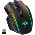 Redragon M901P-KS PERDITION PRO Wireless and Wired RGB Gaming Mouse (Black)