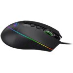 Redragon M909 EMPEROR High-Precision RGB Gaming Mouse, 12400 DPI (Black) - Image 5