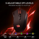 Redragon AZZINOTH M921 MMO RGB Wired 12400 DPI Gaming Mouse - Image 3